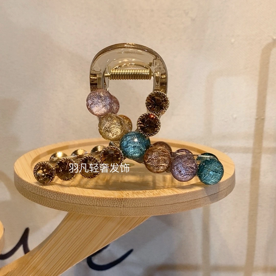 韩版发饰新品8公分气质轻奢可爱精致优雅夏季抓夹