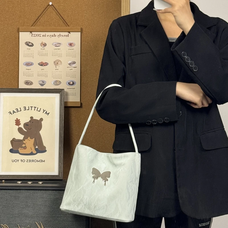 一张同学时尚简约ins手提单肩包M67冰川绿