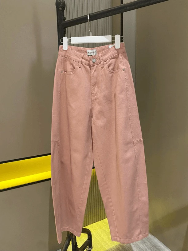 夏季新品百搭阔腿牛仔裤 8559