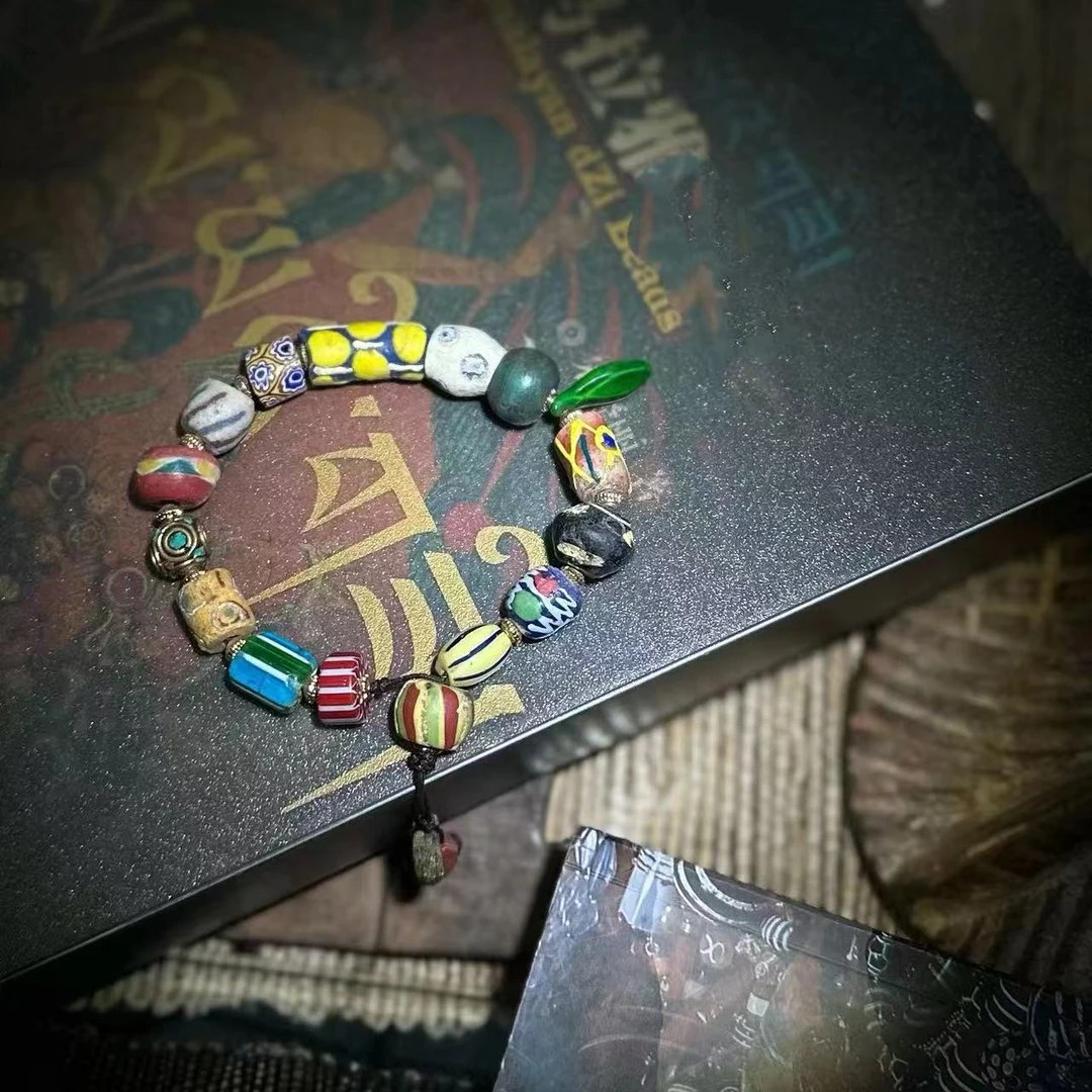 合金琉璃手链 YS9029 《千年古珠老物件》彩色多宝手链