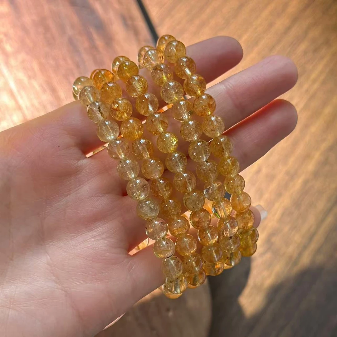 【缪老师严选】YS9541 托帕石圆珠单圈手链 多样性发其一