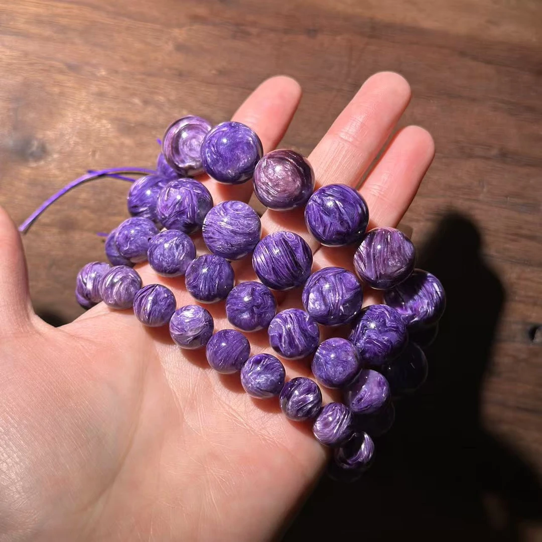 【缪老师严选】YS9921 上帝的油画 紫龙晶单圈手链 多样性发其一