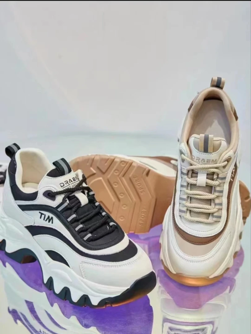 朱朱姐2023春季新款228851牛筋耐磨防滑底时尚休闲老爹鞋百搭女士