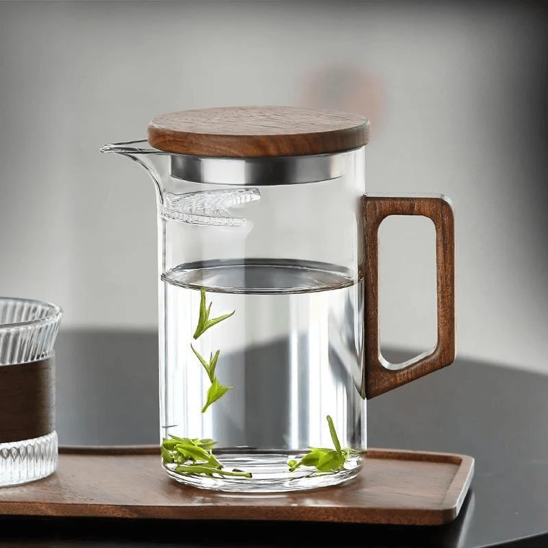 耐高温公道杯简易泡茶杯大容量煮茶公杯家用可过滤茶海茶水分离器