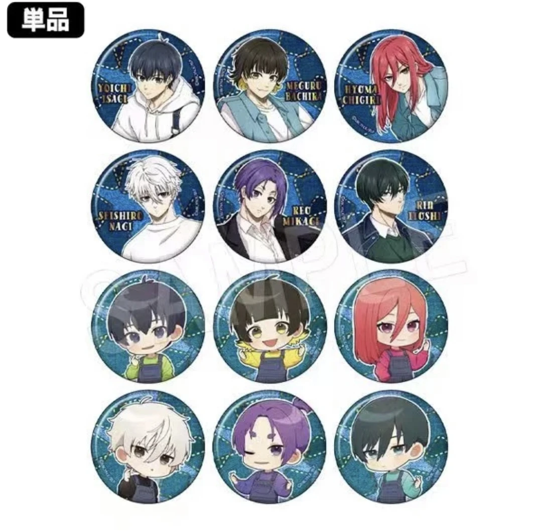 【红豆尼】蓝色监狱蓝锁新中外矿业c103展会牛仔服训练服吧唧（代拆）