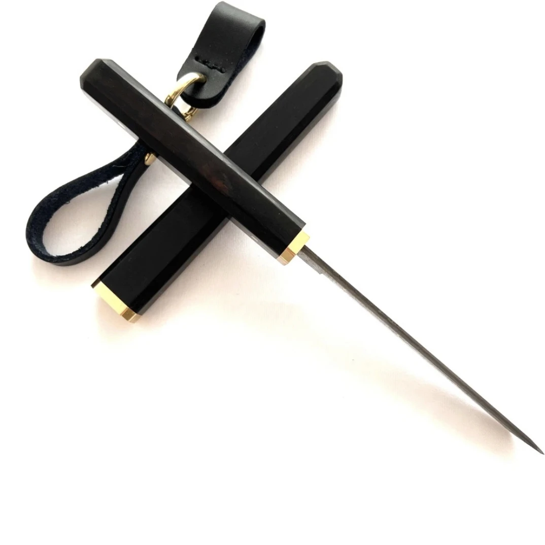 （新疆包邮）大马士革剃骨分割小刀锋利水果刀