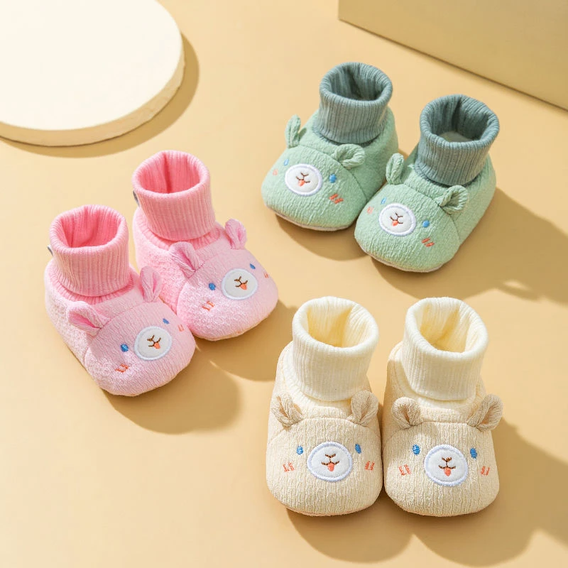 【特】婴儿鞋子春秋软底舒适0-3月5宝宝鞋子新生儿学步鞋袜鞋防掉