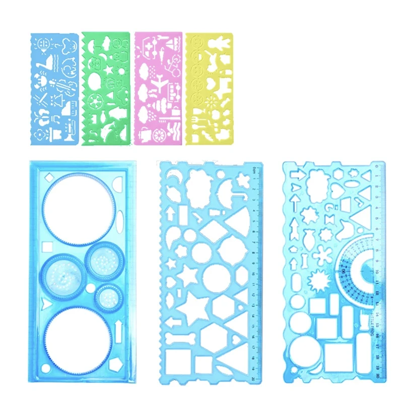 万花尺一套，一套7个。颜色款式随机  破损可补发