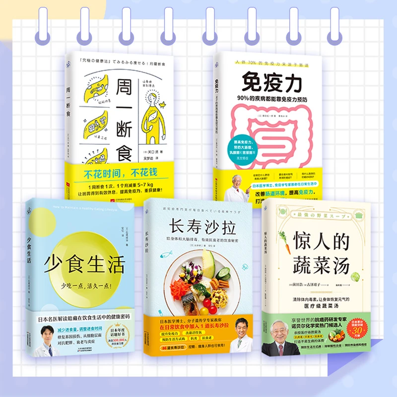 【专属推荐】少食生活+免疫力+长寿沙拉+惊人的蔬菜汤+周一断食
