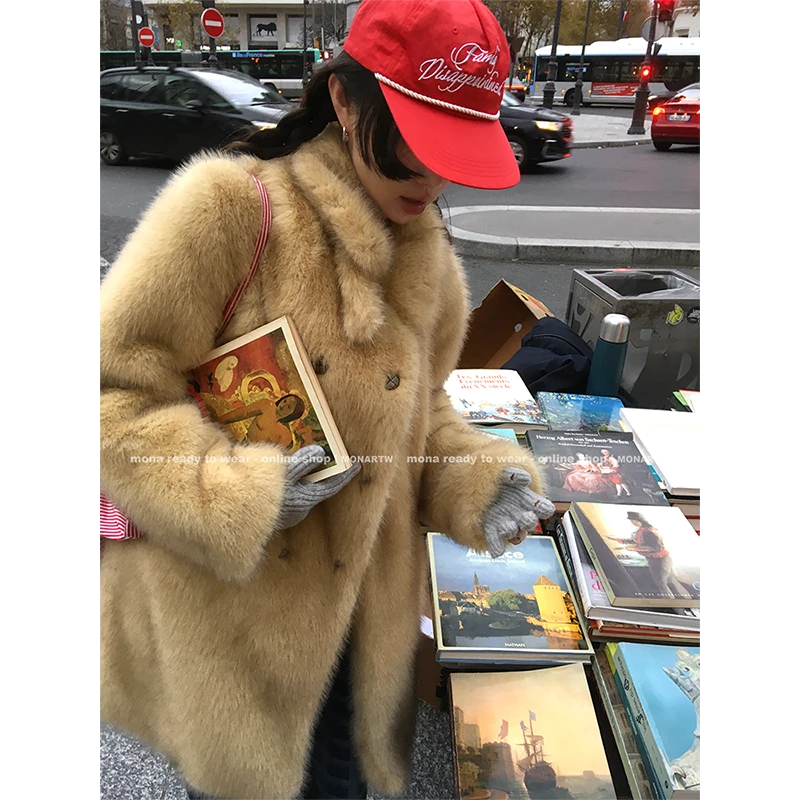 【Mona张绮贤 】MONA 中长款 环保外套女 O124I15508