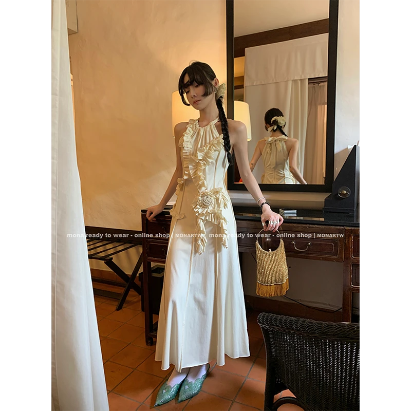 【MONA折扣款 】MONA 玫瑰设计 露肩连衣裙 OQ350019