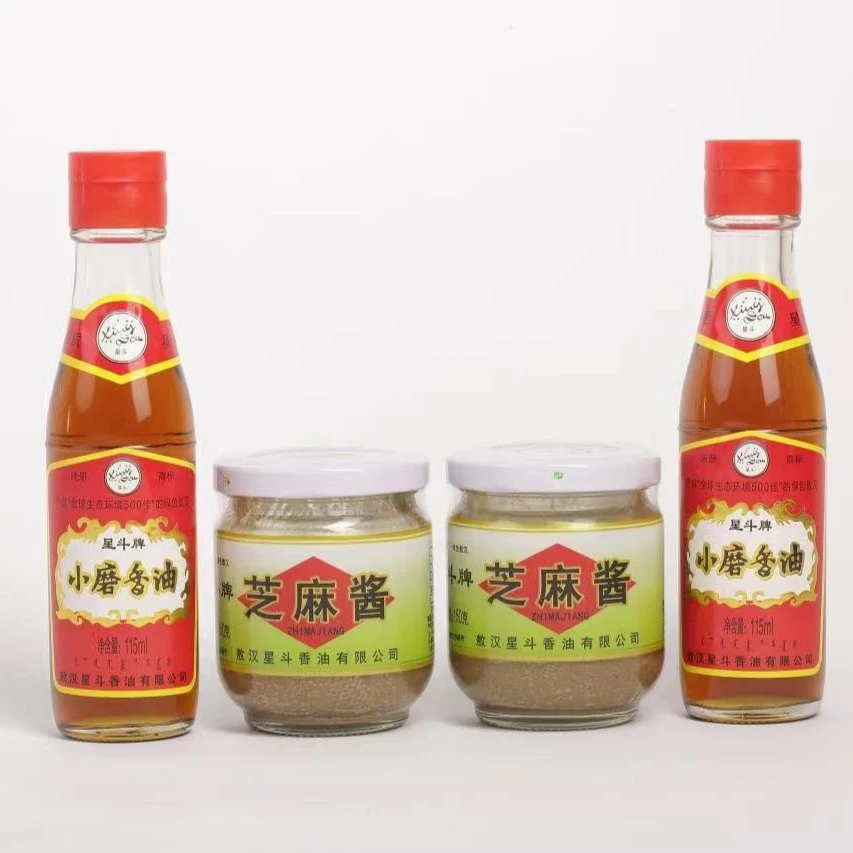 星斗115ml小磨香油*2瓶+150g芝麻酱*2瓶