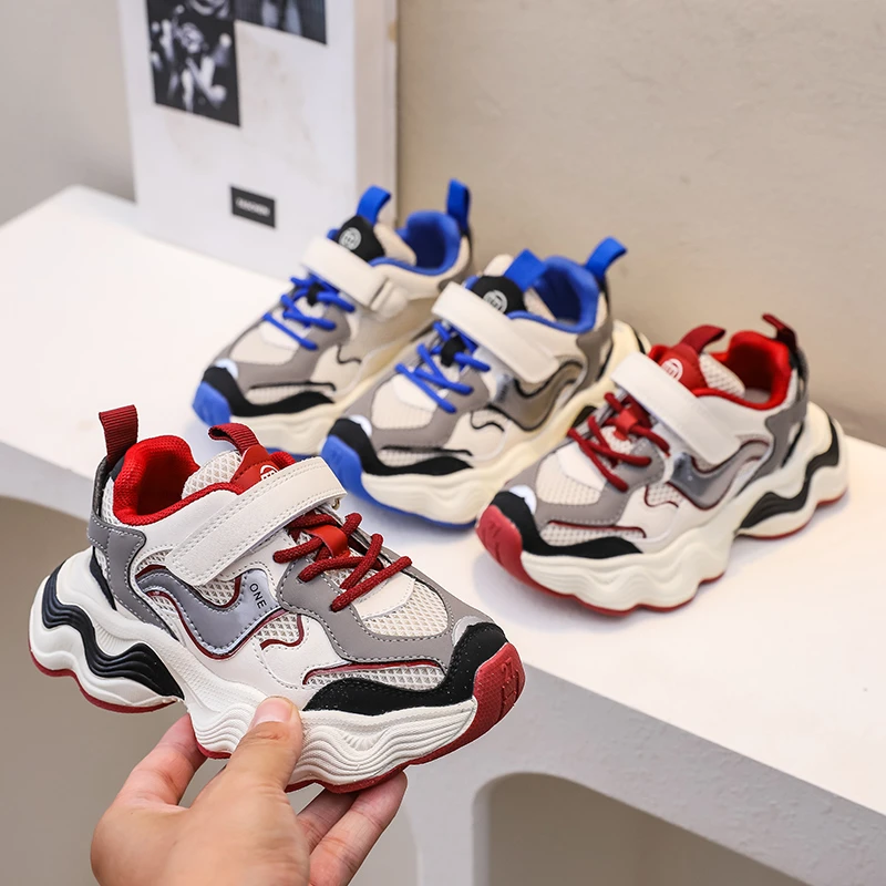 2024年秋季新款儿童老爹鞋中大童休闲运鞋男女童跑步鞋百搭轻便跑