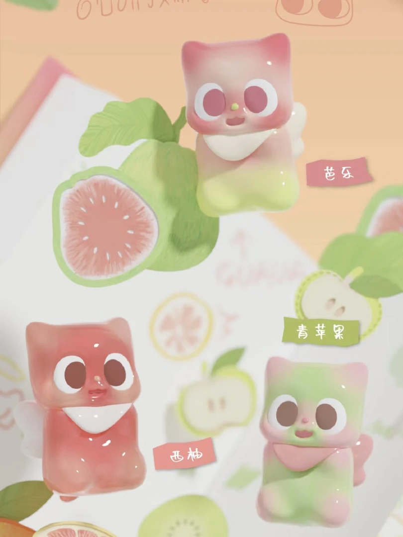 (拆袋)Pitty水果萌粒挂件摆件可爱潮玩