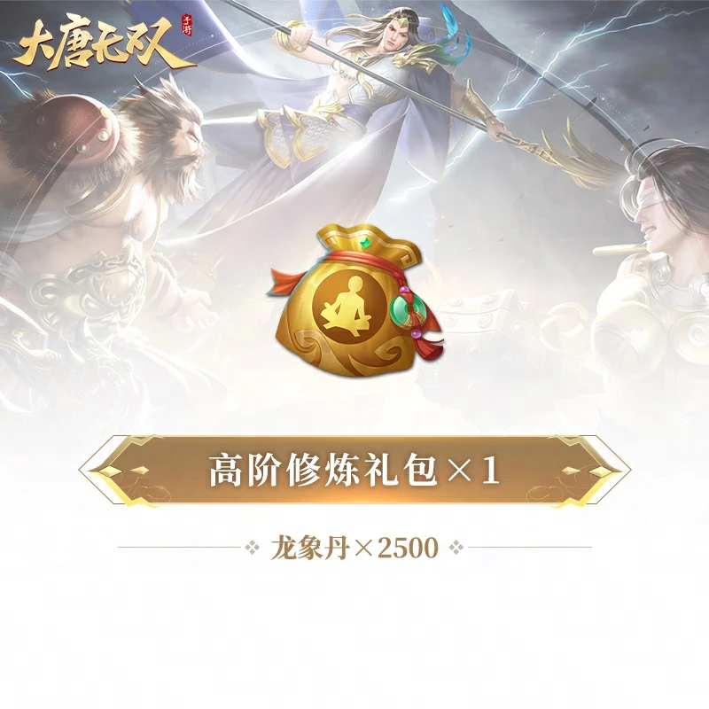 高级修炼礼包×1【大唐无双手游】网易游戏充值 (限购2件)
