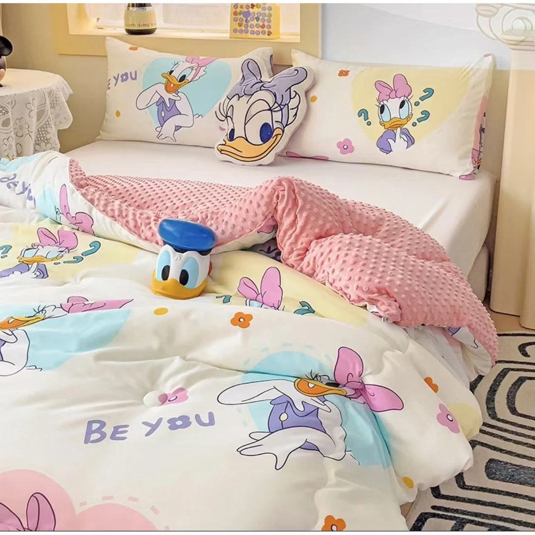 【暖暖家居】小清新大豆纤维保暖豆豆被200*230黛丝