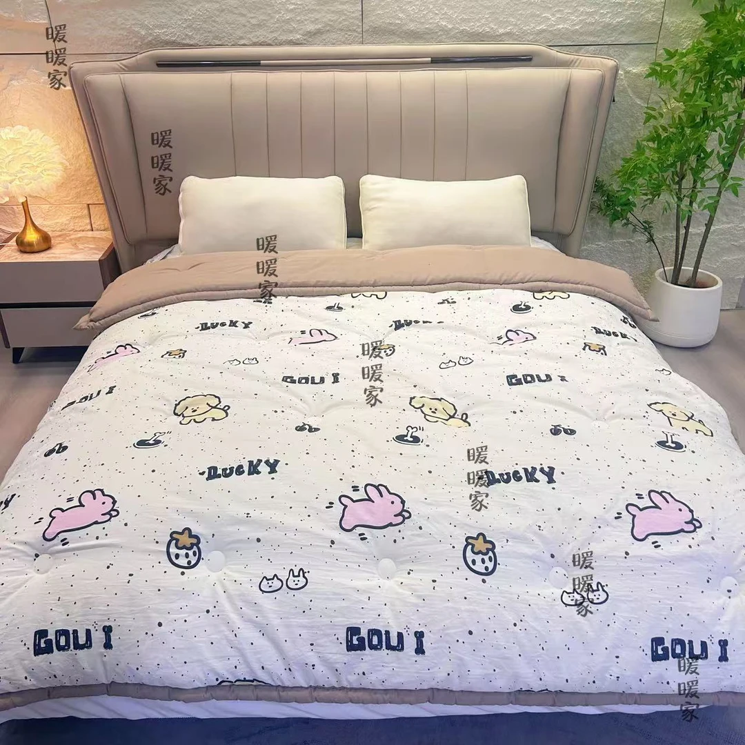 【暖暖家居】四季柔软春秋被子150*200斑点小狗