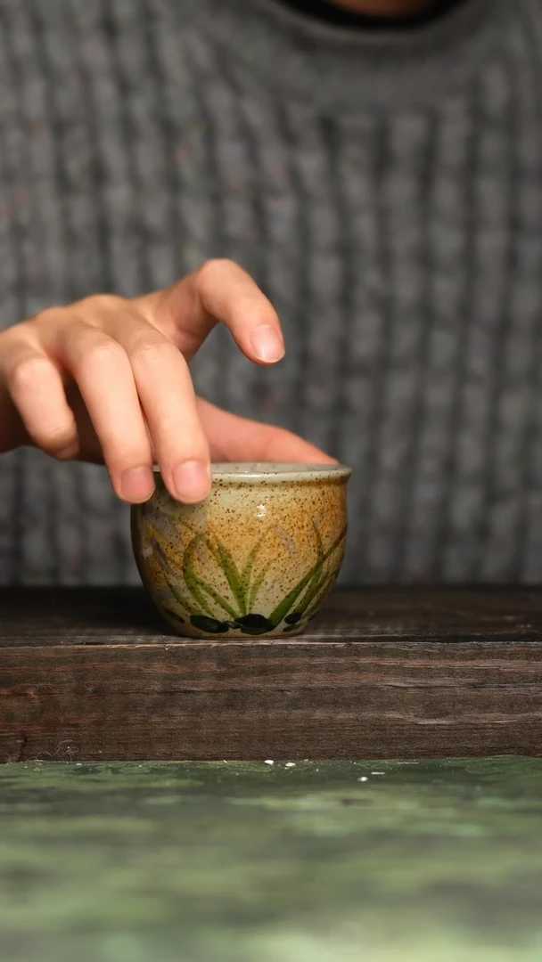 【闪购商品】杯青诗手工手绘瓷器