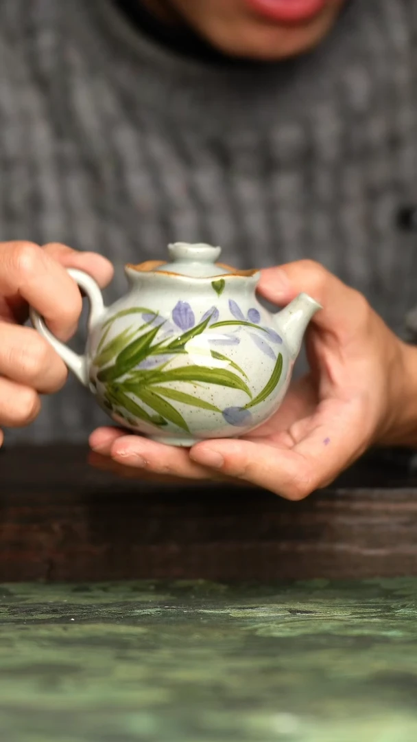 【闪购商品】杯青诗手工手绘瓷器