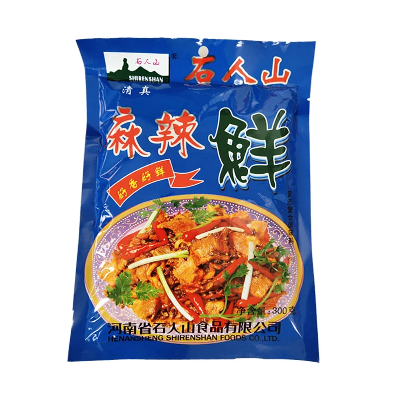石人山麻辣鲜 河南风味豫菜口味清真调味料煮汤炒菜面条300克袋装