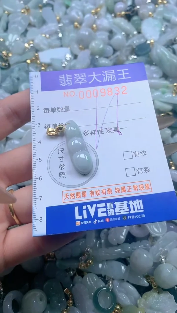 【闪购商品】翡翠吊坠(不含链)未镶嵌9832