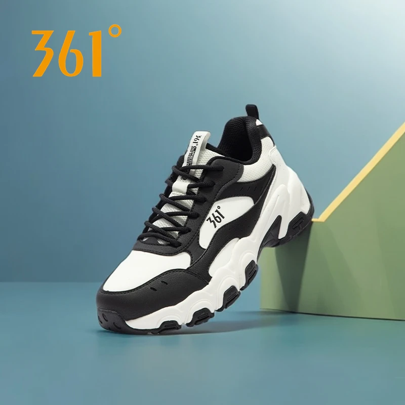 361° 逐鹿2.0 复古文化鞋透气春秋季百搭时尚潮流厚底运动跑步鞋