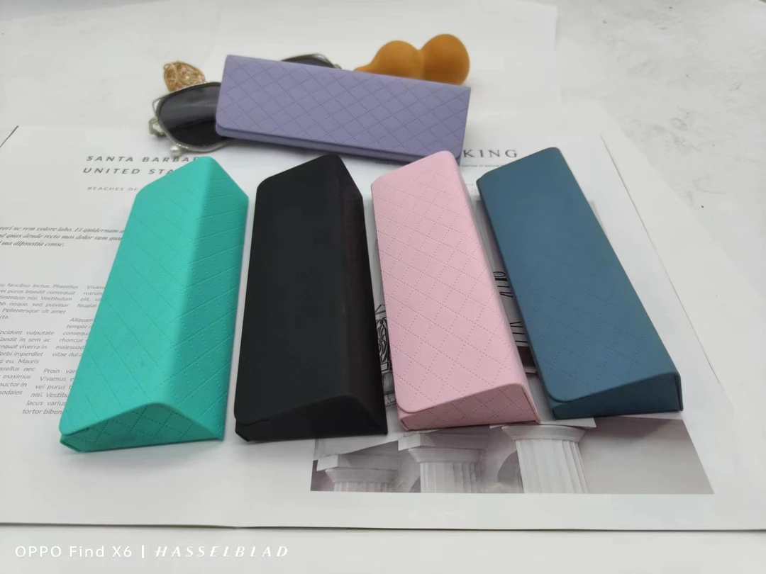 源头工厂新款高档眼镜盒便携抗压手工眼镜盒品牌供应现货产品