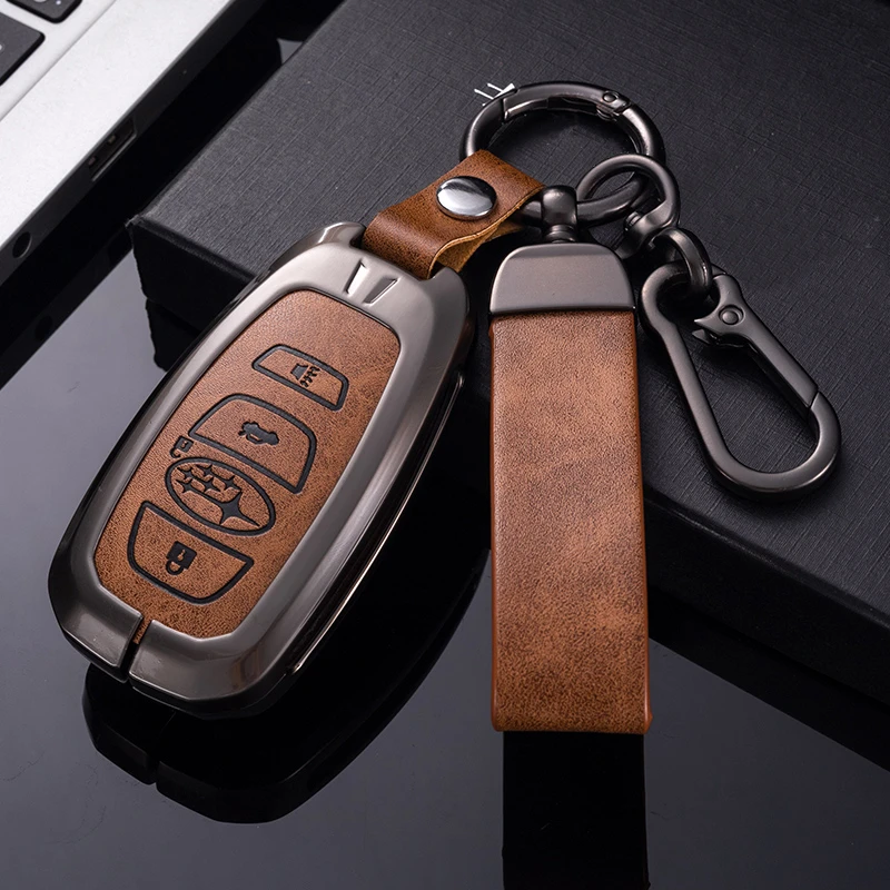 【92号】斯巴鲁森林人汽车钥匙套扣旭豹傲虎xv力狮brz双面皮保护壳