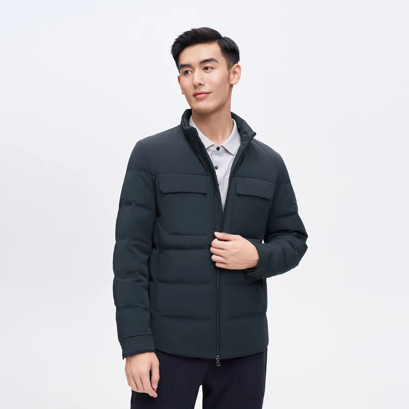 【700+蓬松度】波司登2023年春秋新款90鹅绒羽绒服防风保暖外套男