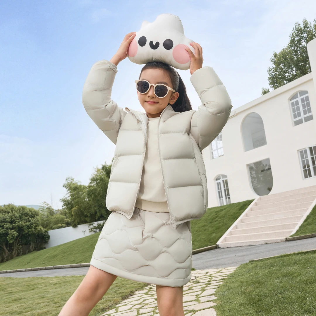 【】儿童连帽羽绒服秋冬装新款外套T40133550
