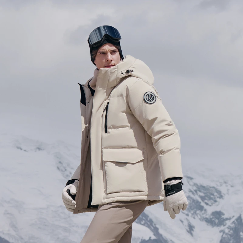 （波司登男装）第五代极寒高端鹅绒户外工装航天级升温保暖羽绒服