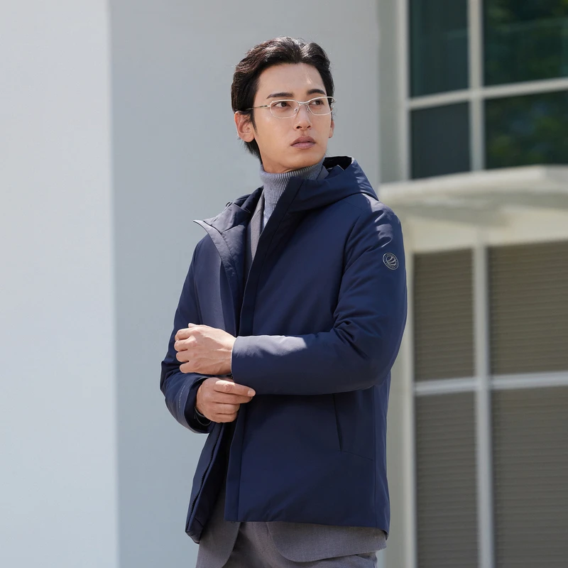 波司登鹅绒2024秋季新款男一手长经典商务羽绒服B4013415【T】