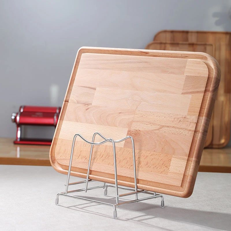 利快多功能不锈钢加宽加厚厨房用家用菜板架