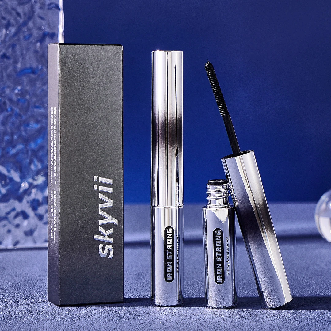 skyvii纤翘防汗金属睫毛膏细刷不掉色不脱妆学生党