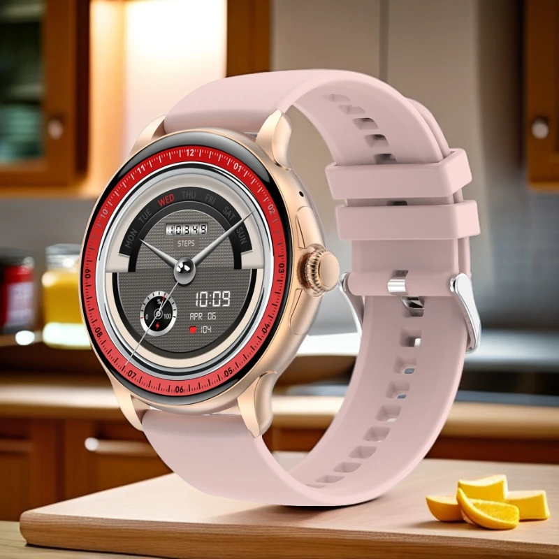 HK49英文版潮流多功能运动监测白色智能手表轻奢时尚运动版