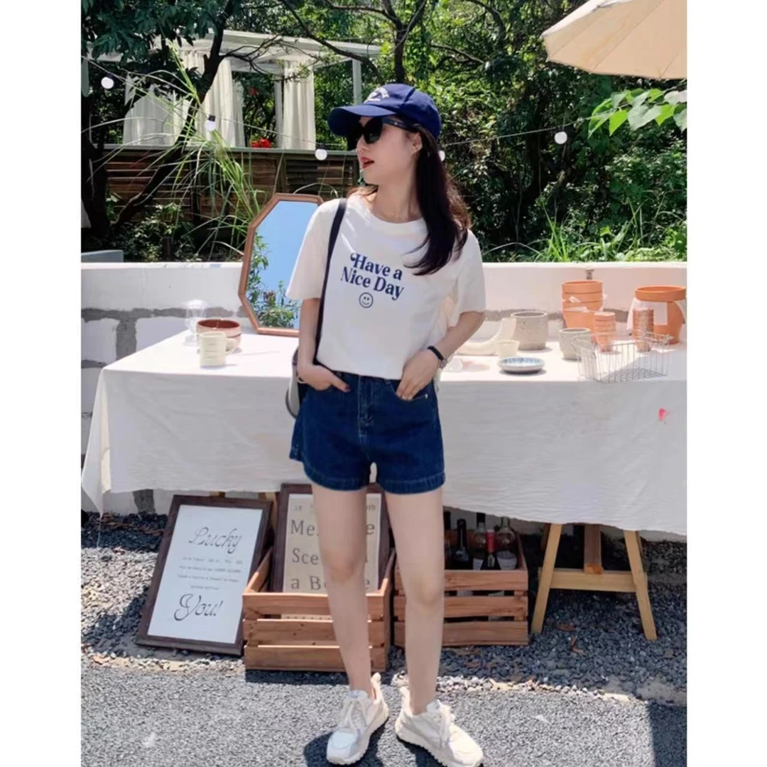 百搭牛仔短裤8010