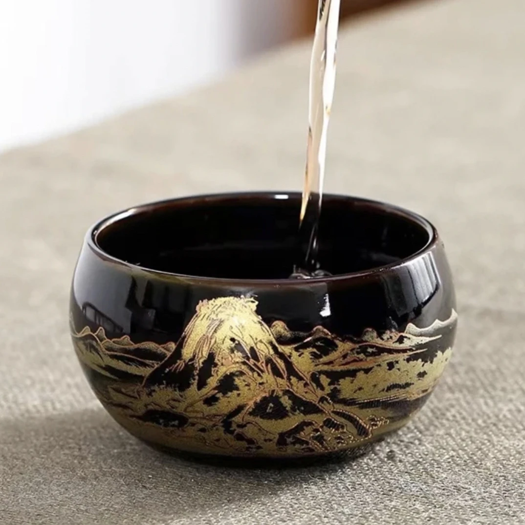 【闪购商品】乌金木叶 禅定杯