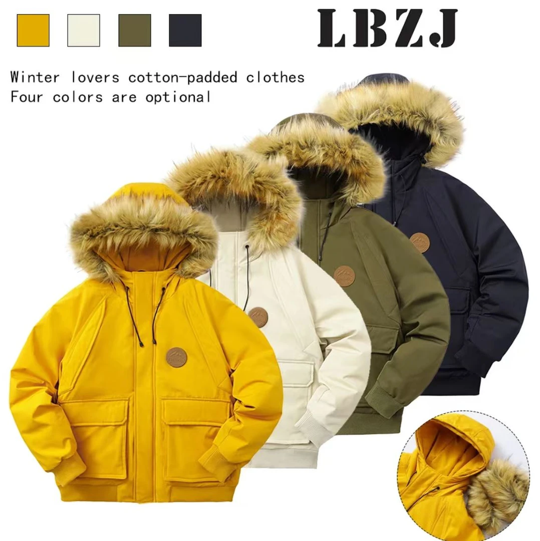 情侣冬款户外工装棉服•冬季时尚加厚防风防水保暖防寒连帽外套