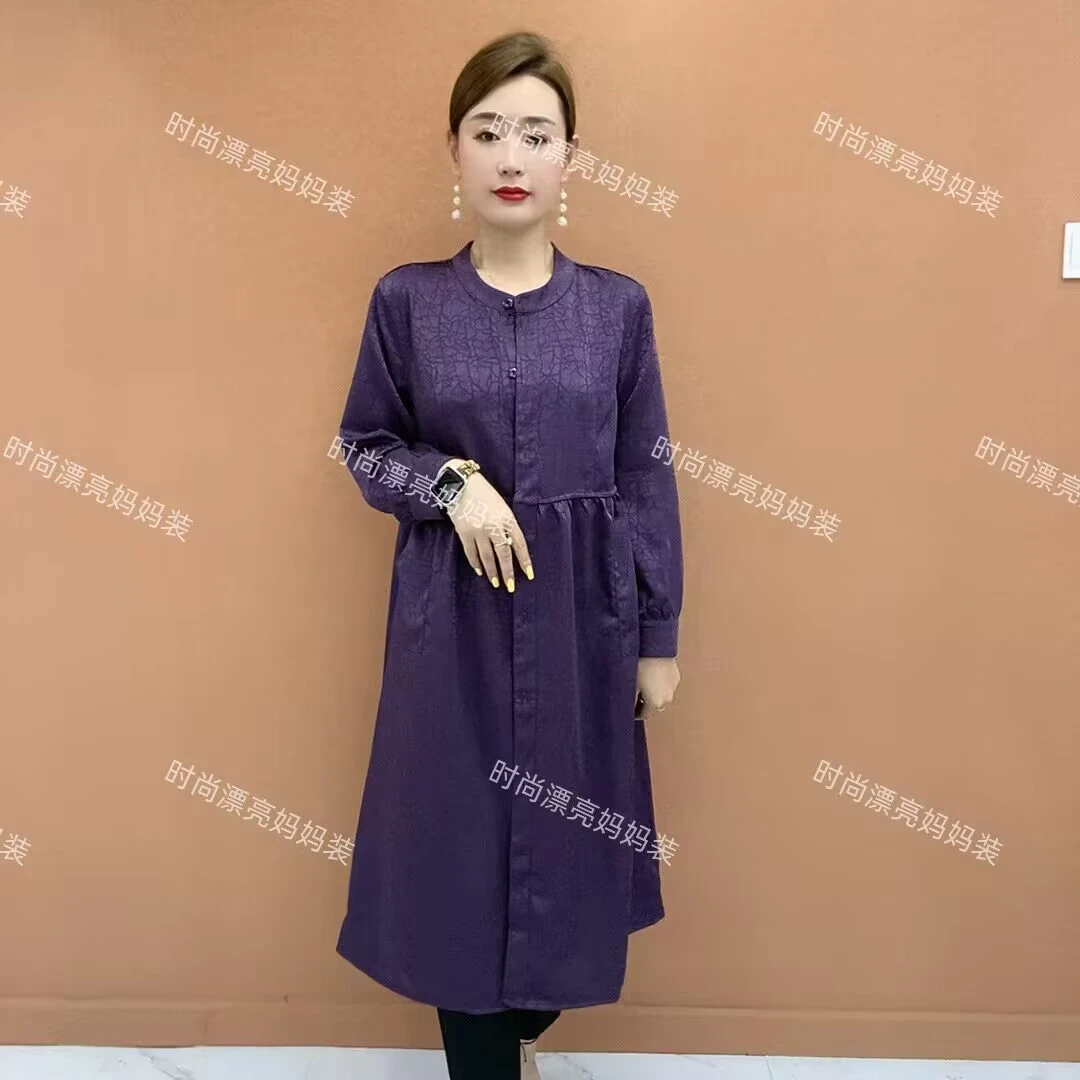 高定制双面穿春秋续新款显瘦宽松洋气长款风衣2024气质外套