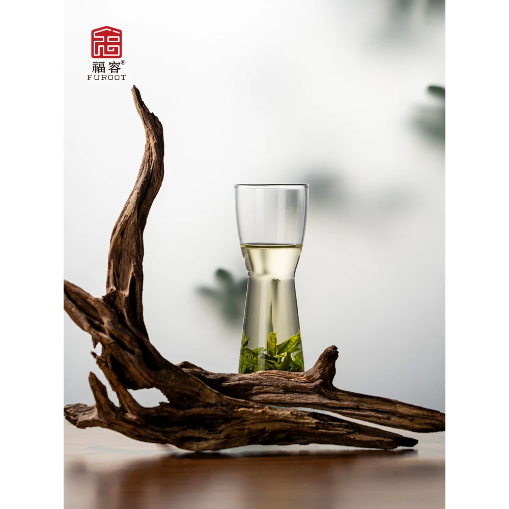 福容茗樽杯茶杯个人专用创意杯子玻璃杯家用功夫茶杯主人杯喝水杯