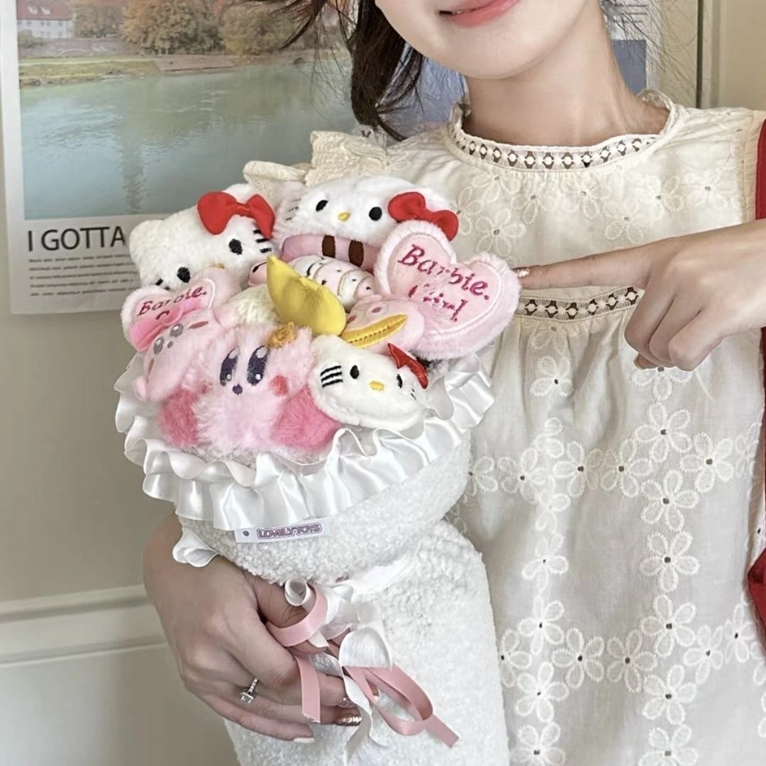 卡通库洛米变装星之卡比玩偶花束公仔毛绒可爱生日礼物送女生闺蜜