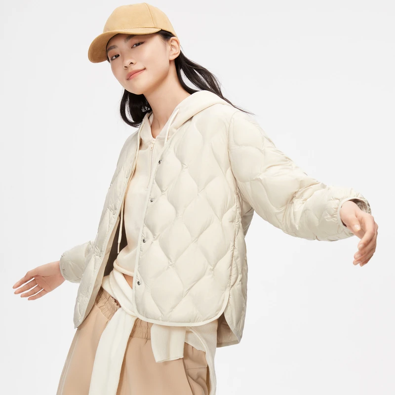 波司登春季保暖轻薄轻暖运动时尚休闲简约纯色百搭羽绒服短款外套