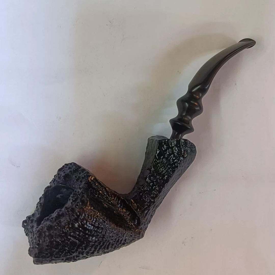 丹麦  手工 自由式 戳记没查到 老烟斗