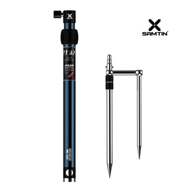 雷臣新品钓鱼伞炮台支架地插不锈钢通用渔伞叉子防滑可拆卸伞底座