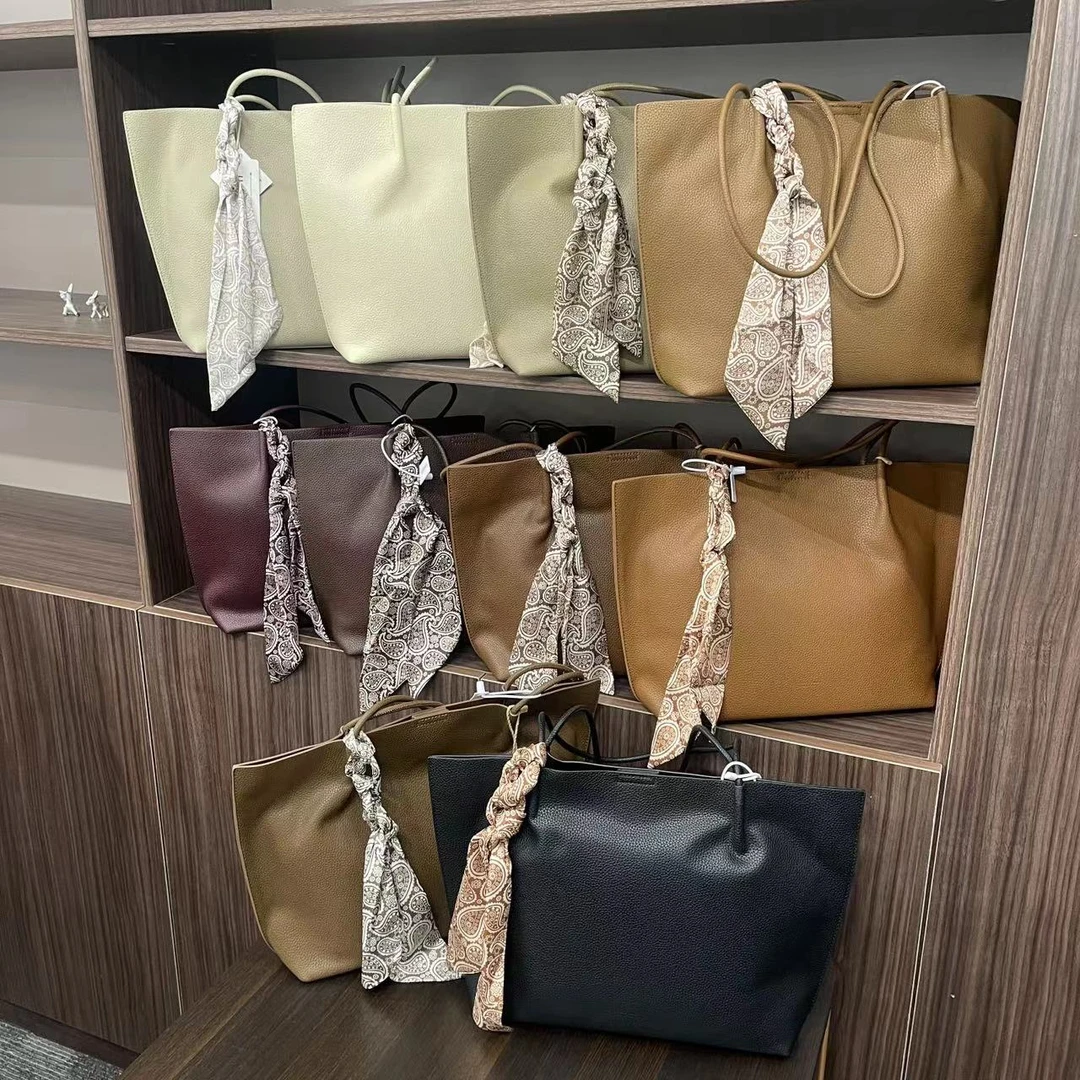 小众托特包包软皮2025春季爆款大容量购物袋单肩腋下包上课通勤包