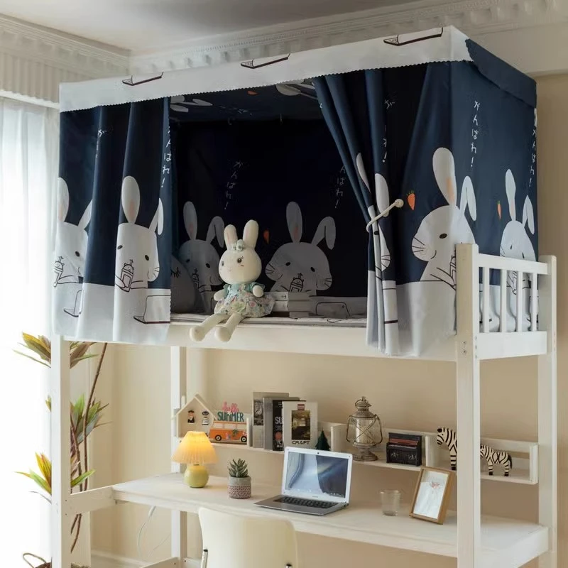 床帘学生宿舍上铺下铺专用遮光大学帘子围帘寝室挡布桌帘高低床围