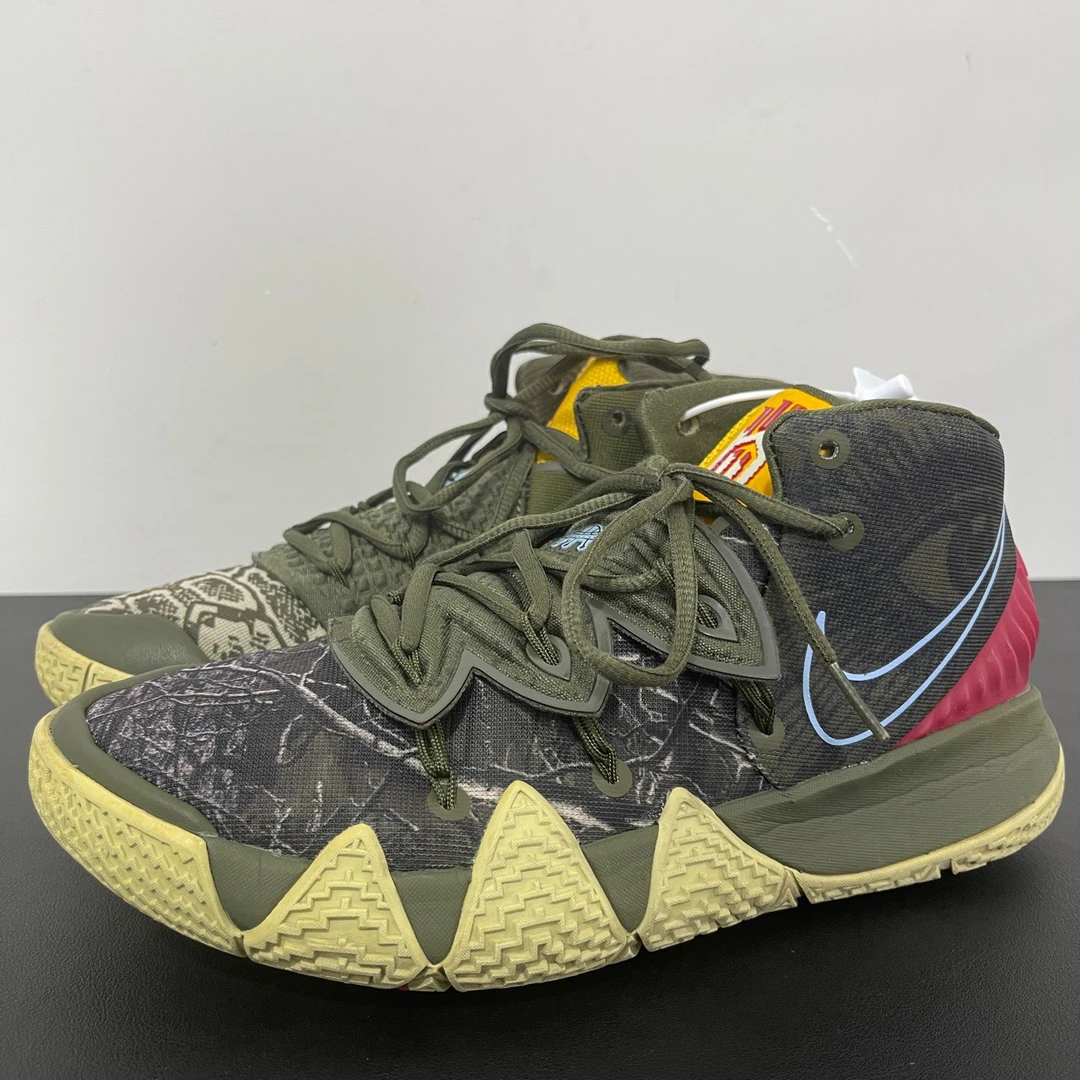 叁/二手/41码/Nike 欧文S2 扎染中古球鞋/鞋帮修复9新/原盒