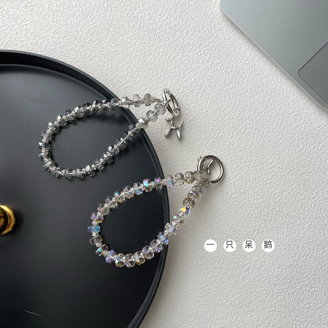 一只呆鹅 | 爆闪！新色!水晶钻钻手机链相机链高级质感blingbling
