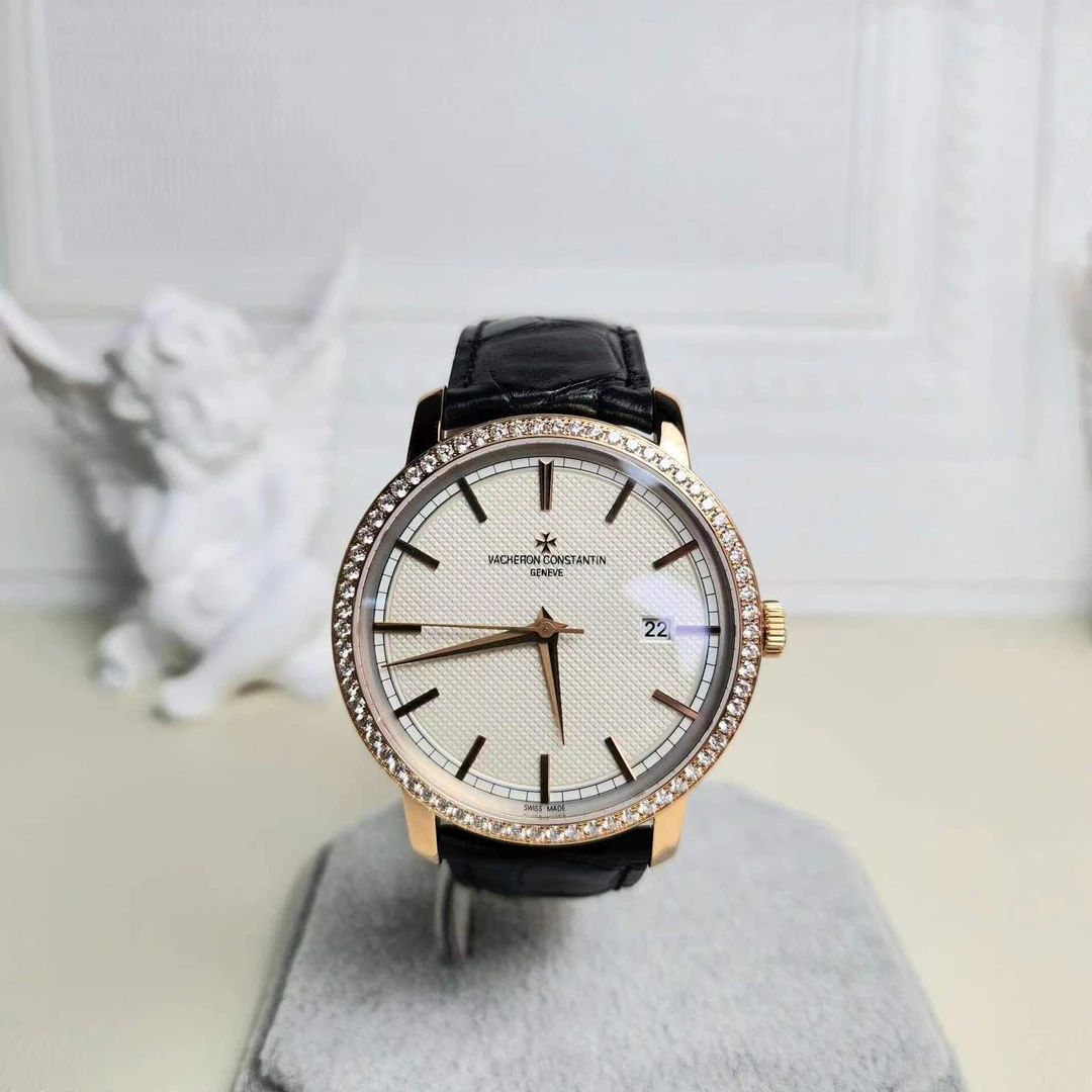 99新 Vacheron Constantin/江诗丹顿 传袭/85520/玫瑰金/40m/22年