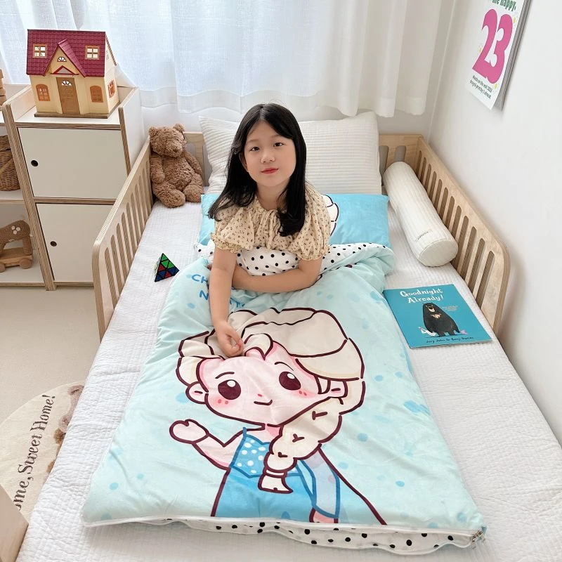 儿童睡袋秋冬款婴儿卡通睡袋被子两用宝宝防踢被子神器四季通用